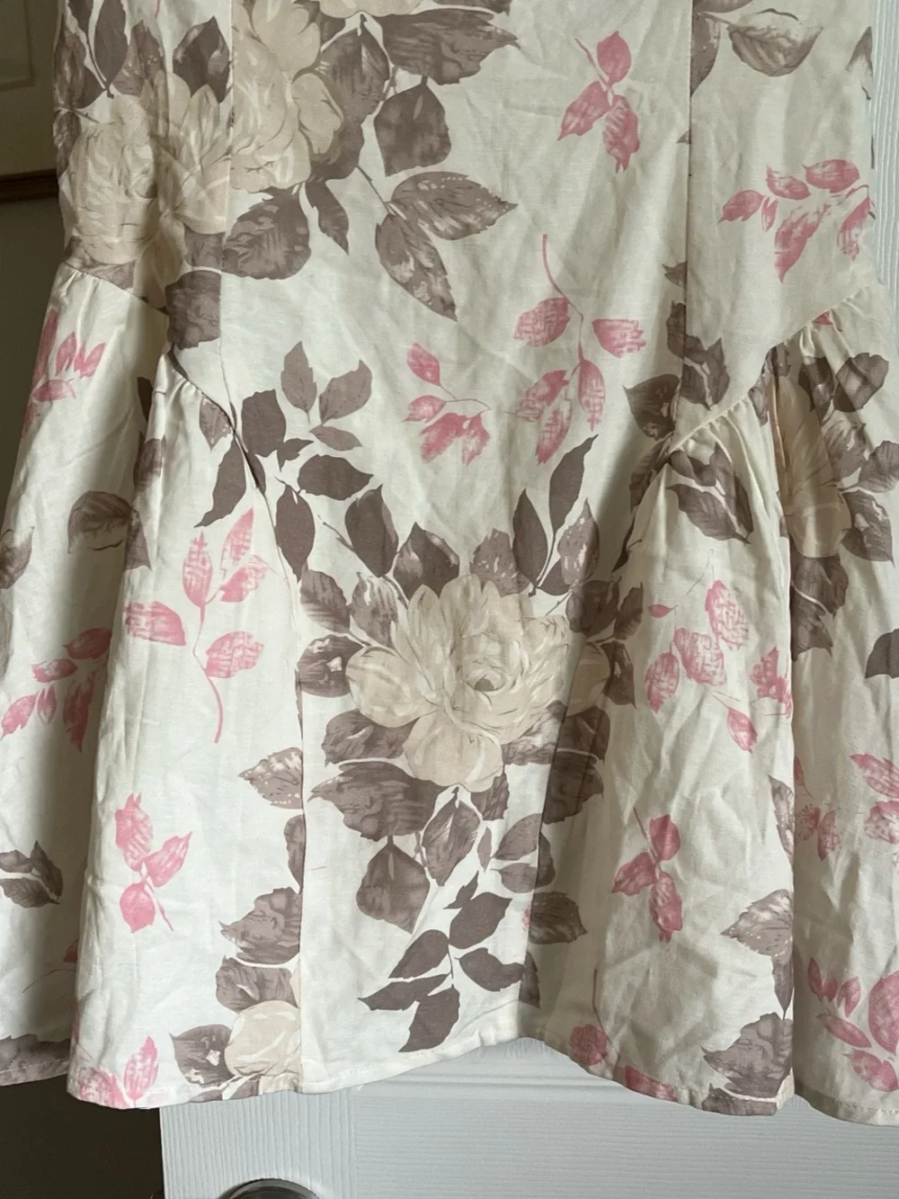 Adorable Fore coquette drop waist babydoll mini dress - Picture 3 of 8